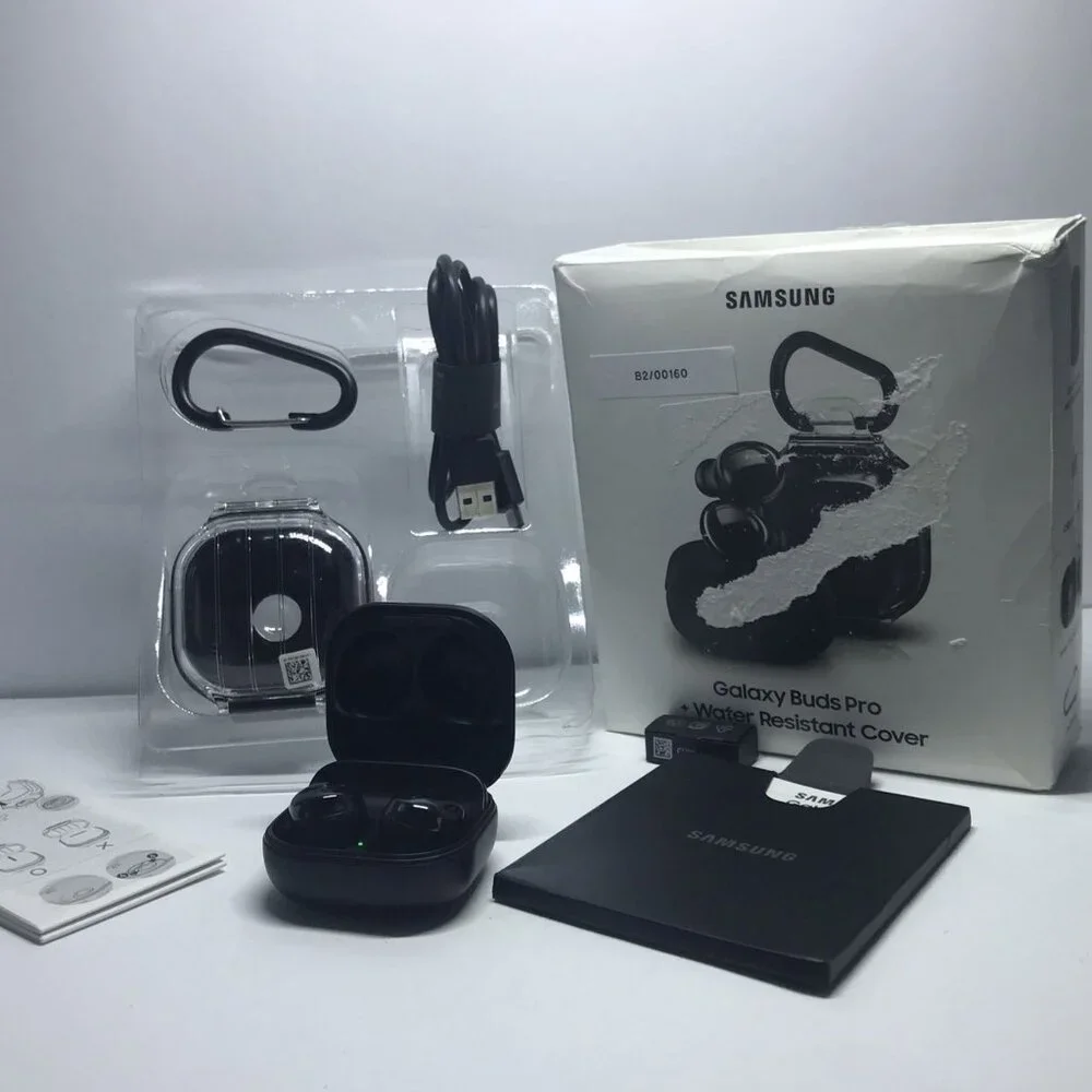 SAMSUNG Galaxy Buds Pro Wireless Bluetooth Earbuds With Water Resistant Cover BK
